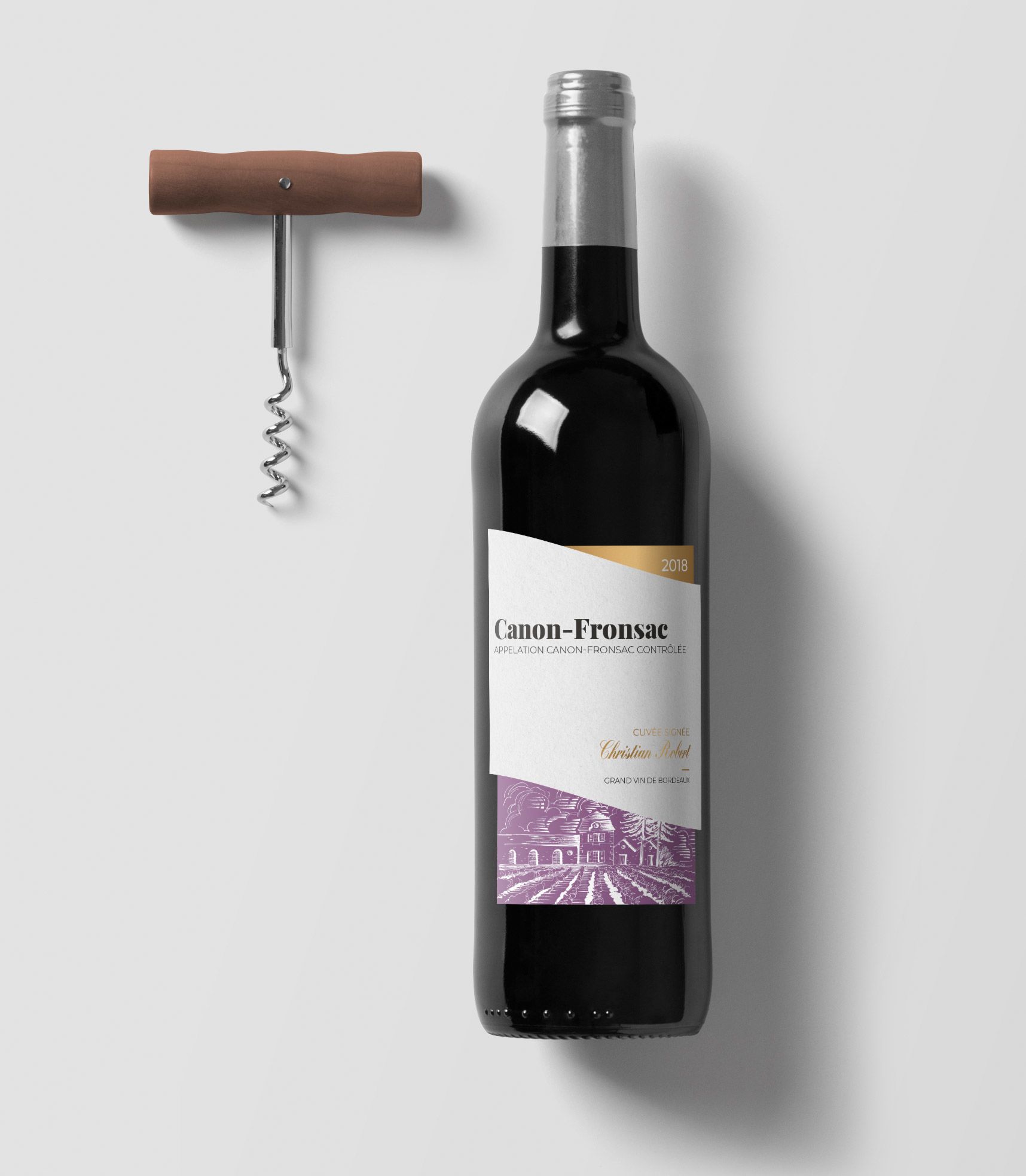 Etiquettes Canon-Fronsac Grand vin de Bordeaux
