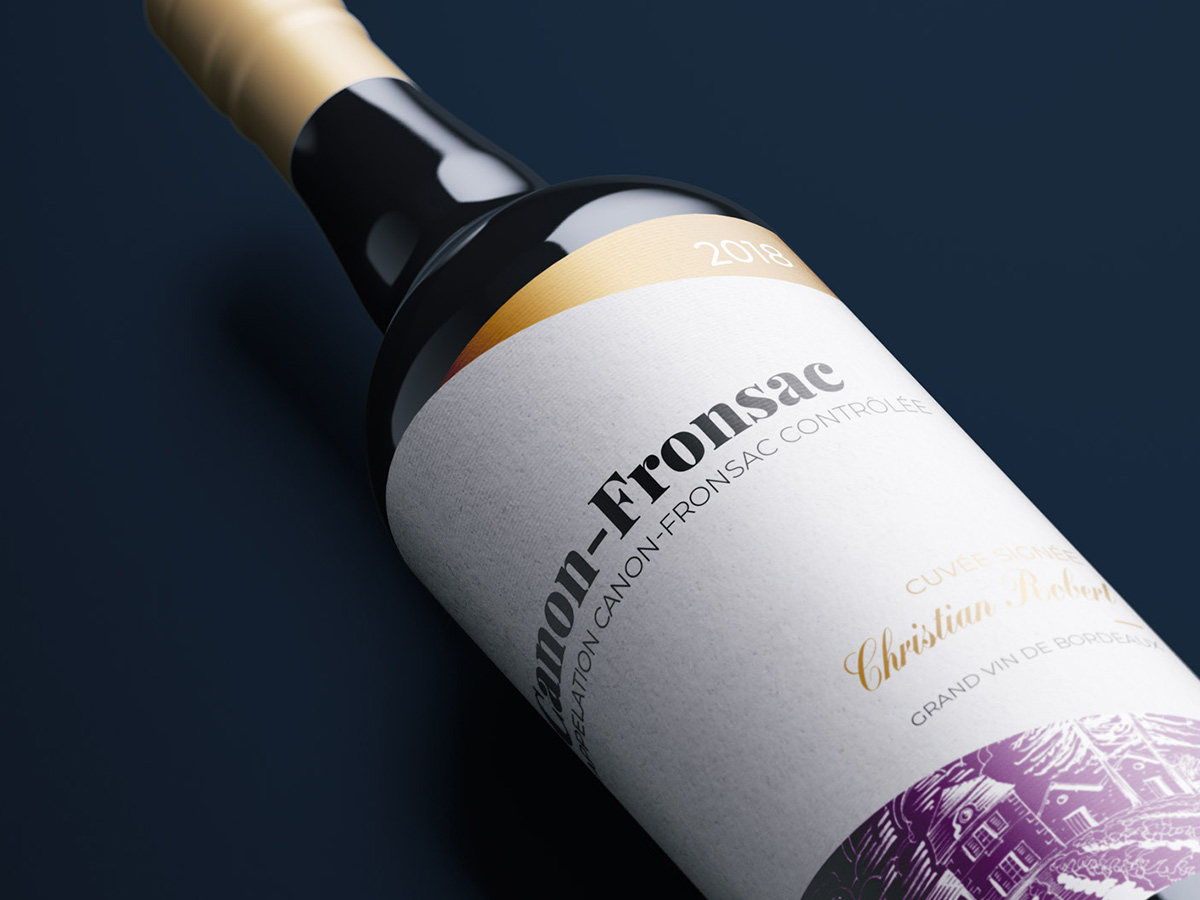 Etiquettes Canon-Fronsac Grand vin de Bordeaux