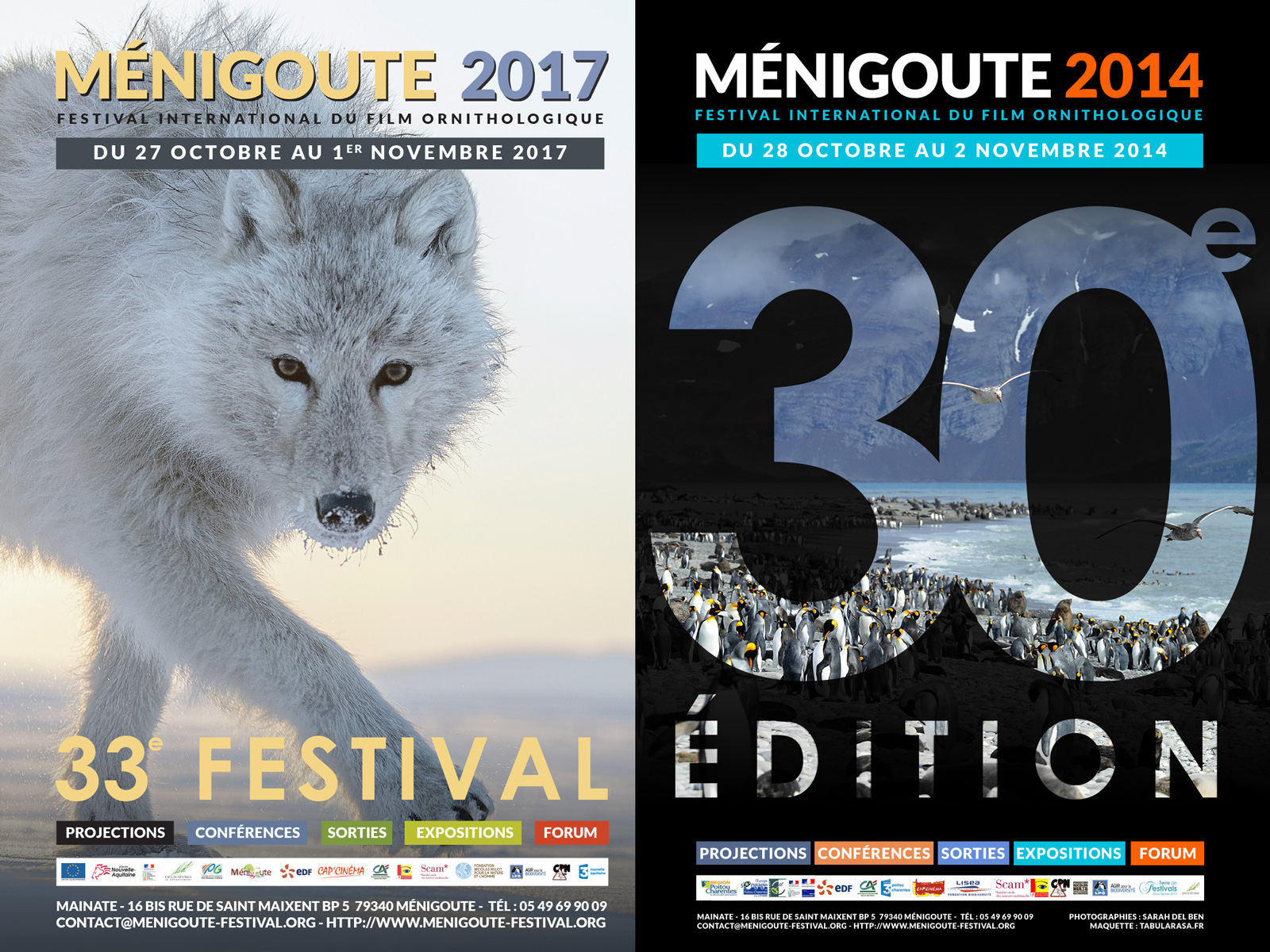 Festival de Ménigoute - Affiches et supports divers