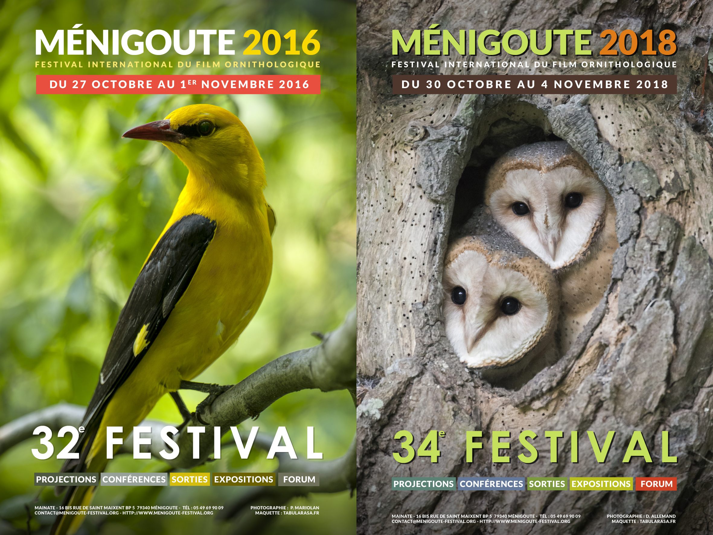 Festival de Ménigoute - Affiches et supports divers